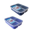 Picture of SMASH 3 COMPARTMENT BENTO 1.2 LITRES LUNCH BOX